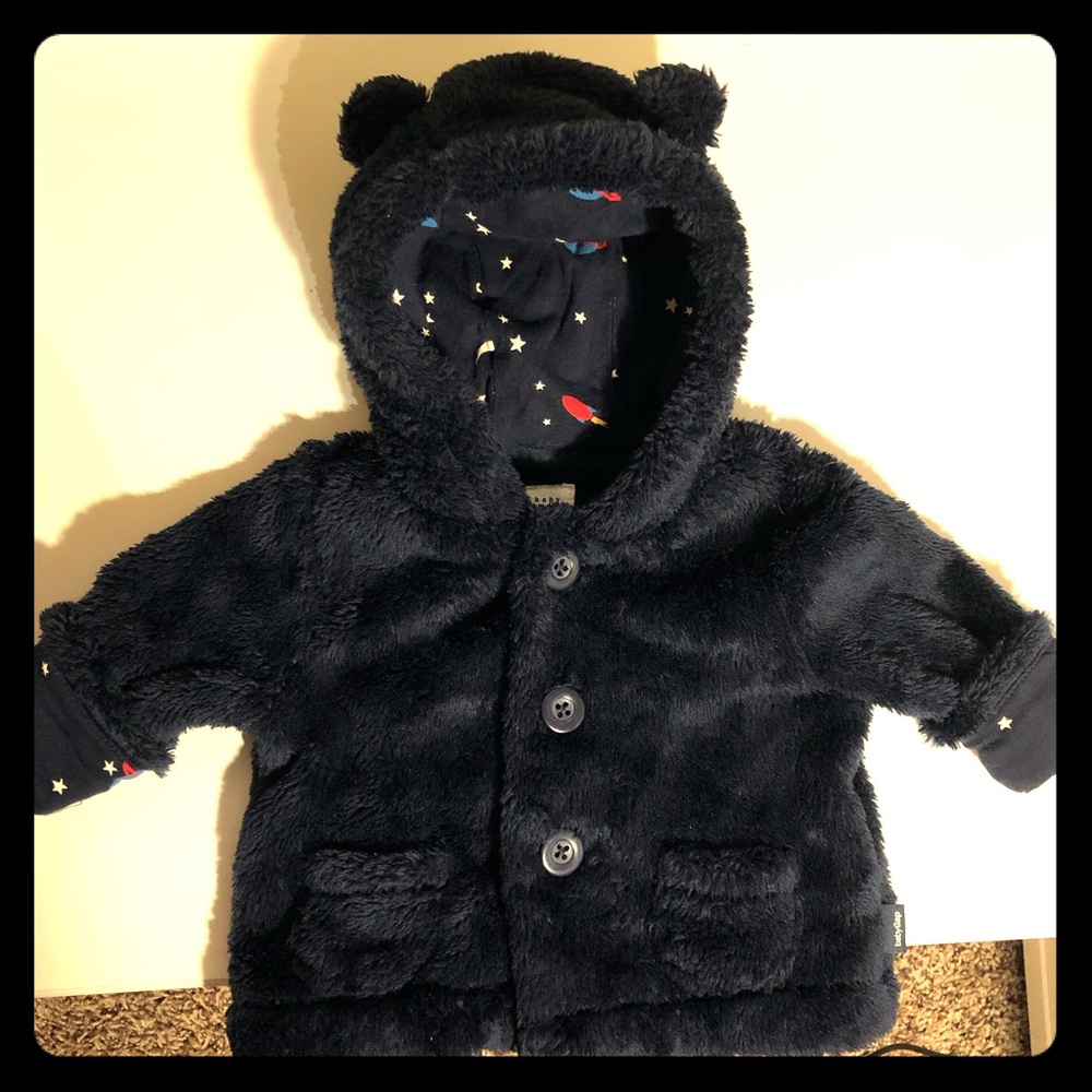Baby Gap Dark Blue Newborn Coat Size 0-3 Months